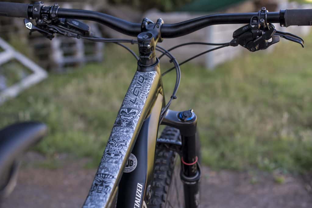 mountain bike handlebar width fit